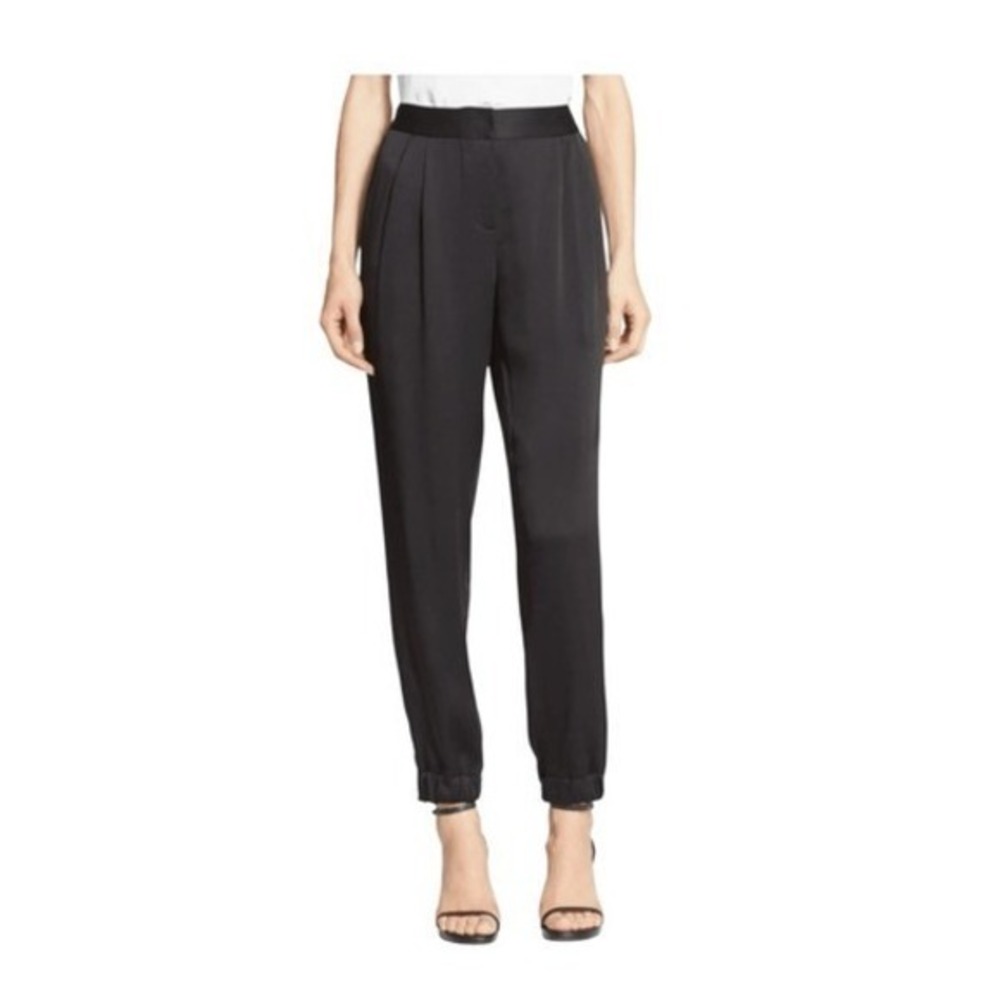 Kate Spade Satin Cinched Bottom Jogger Trouser Dress Pants 6 - Picture 1 of 13